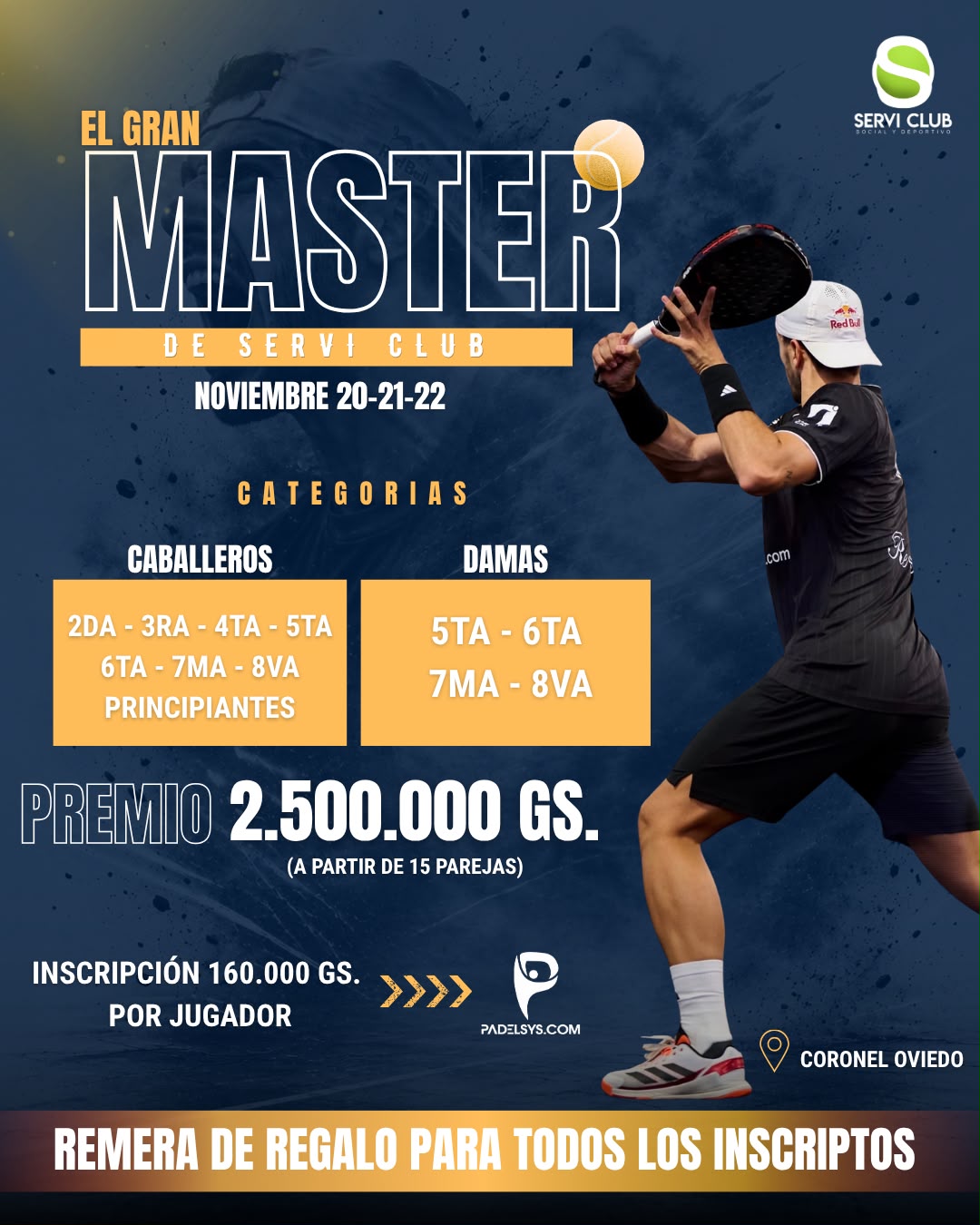 EL GRAN MASTER DE SERVI CLUB