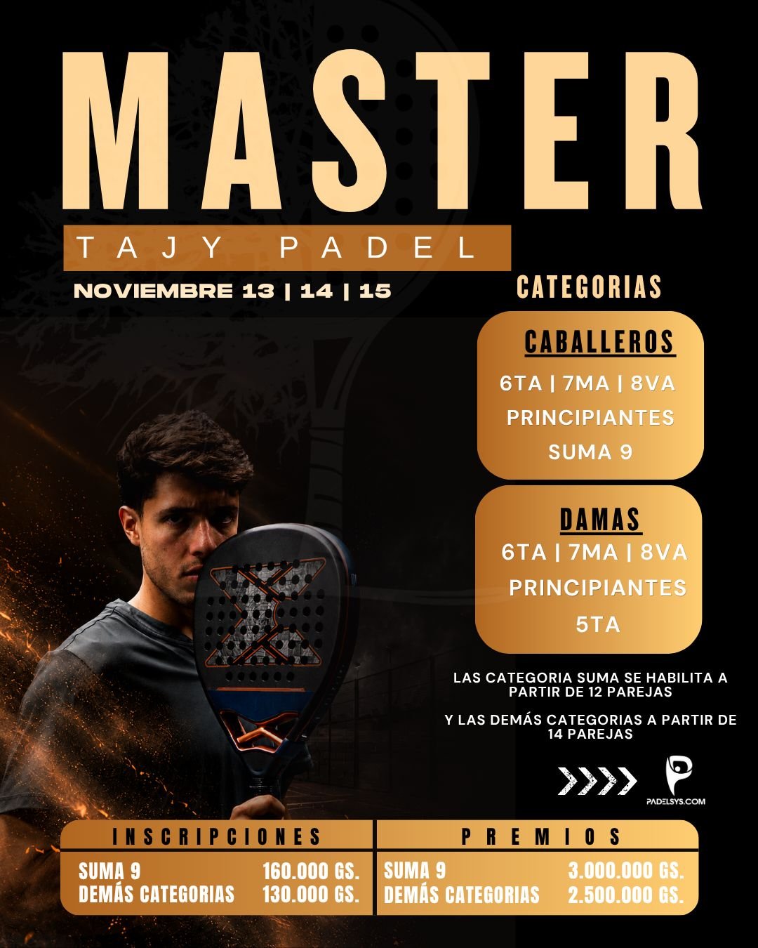 MASTER - TAJY PADEL
