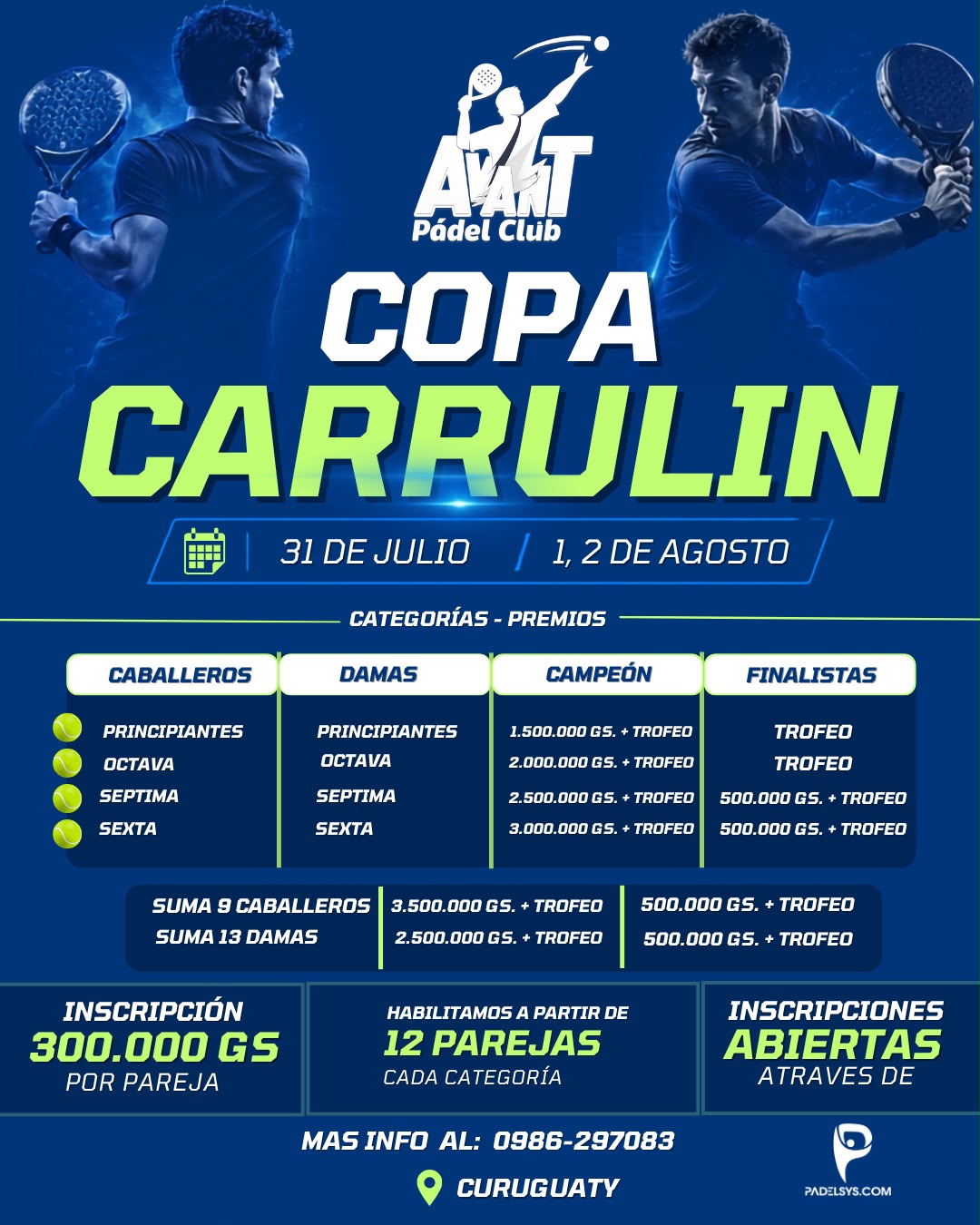 AVANT COPA CARRULIN