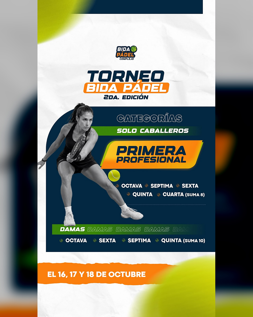 TORNEO BIDA PADEL 2da. EDICION
