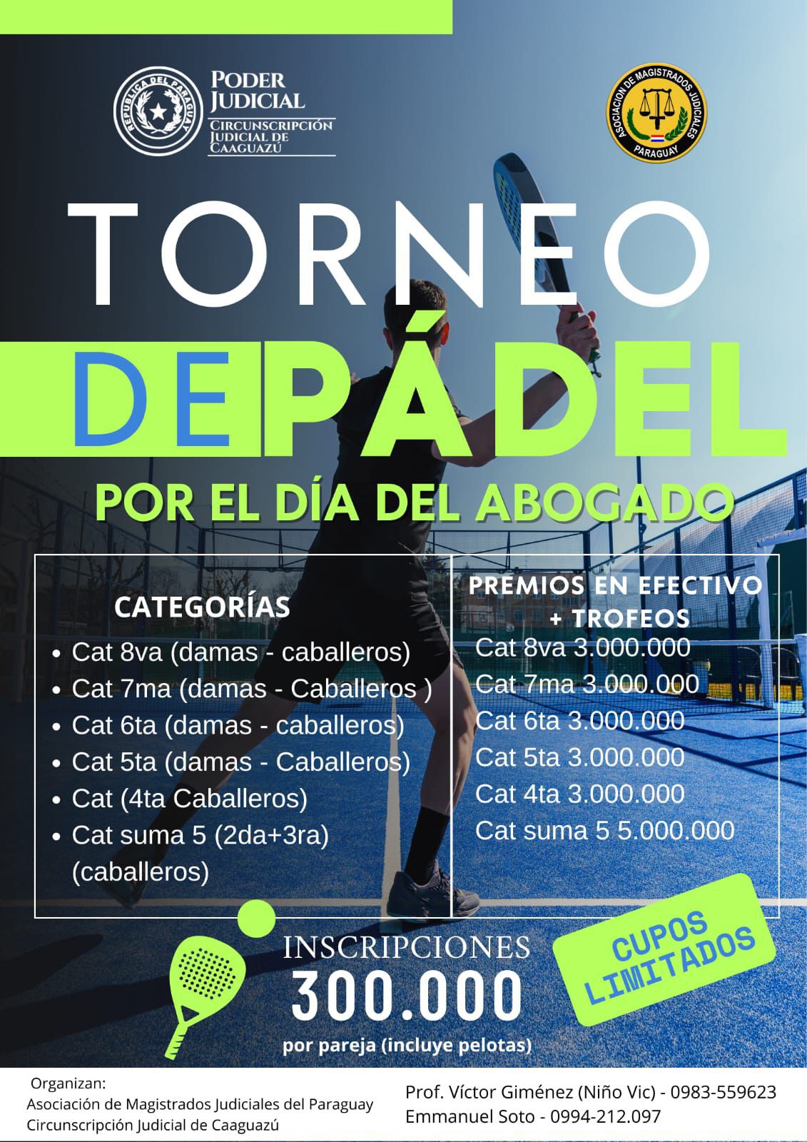 TORNEO DE PADEL - DIA DEL ABOGADO