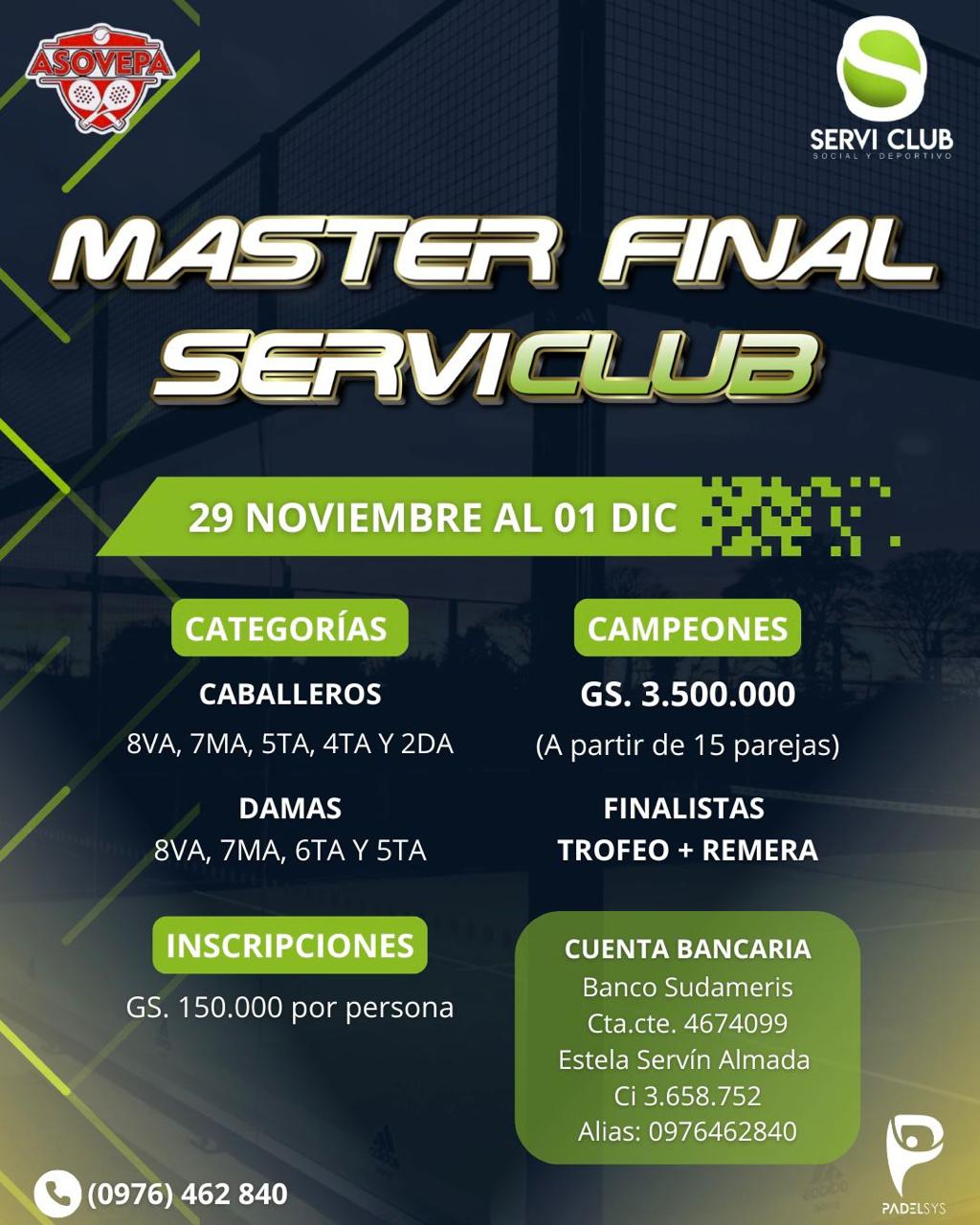 MASTER FINAL ASOVEPA