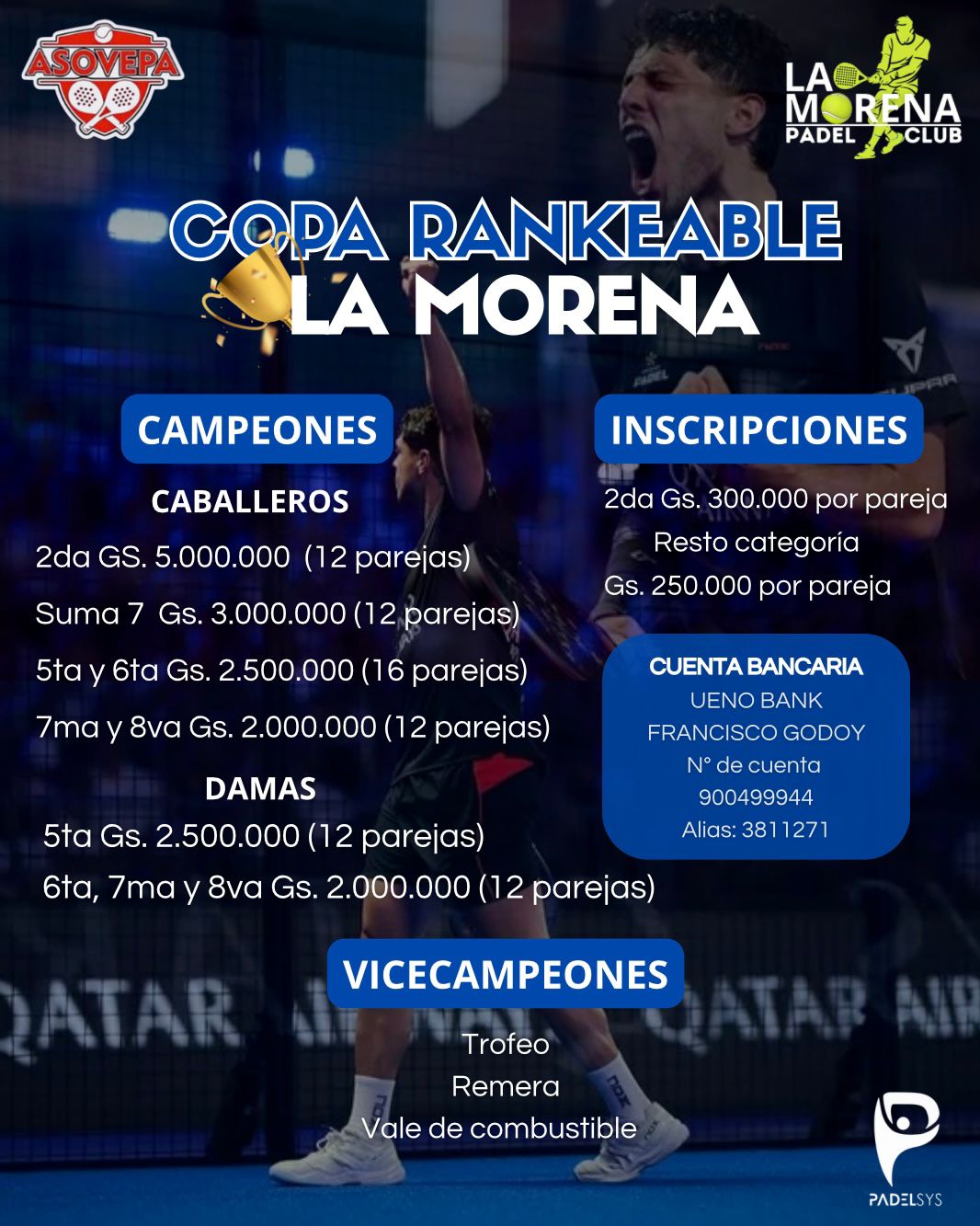 COPA RANKEABLE LA MORENA