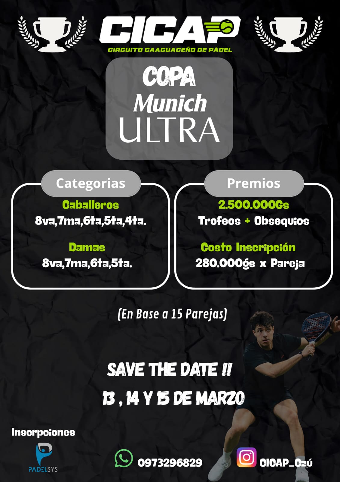 CIRCUITO CAAGUACEÃ‘O DE PADEL