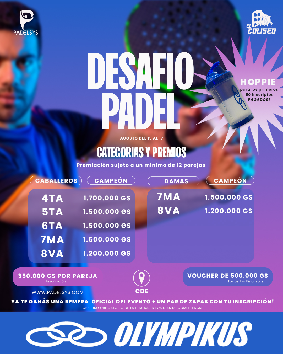 DESAFIO PADEL OLYMPIKUS