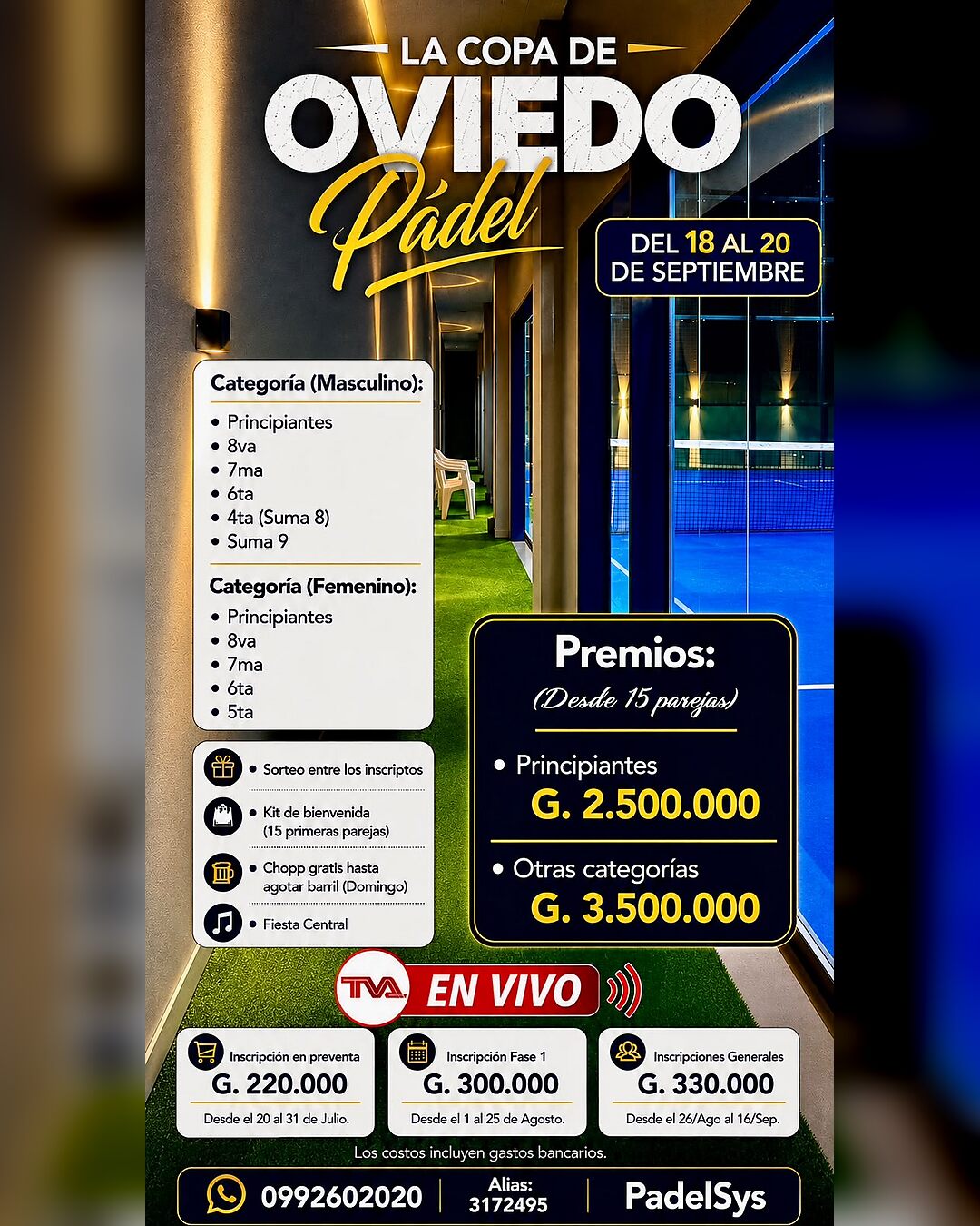 LA COPA DE OVIEDO PADEL