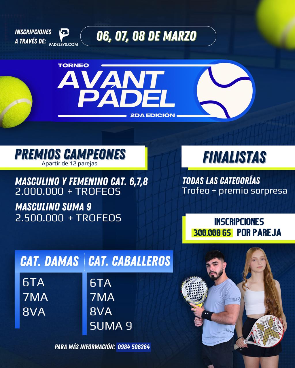 AVANT PADEL 2da. EDICION