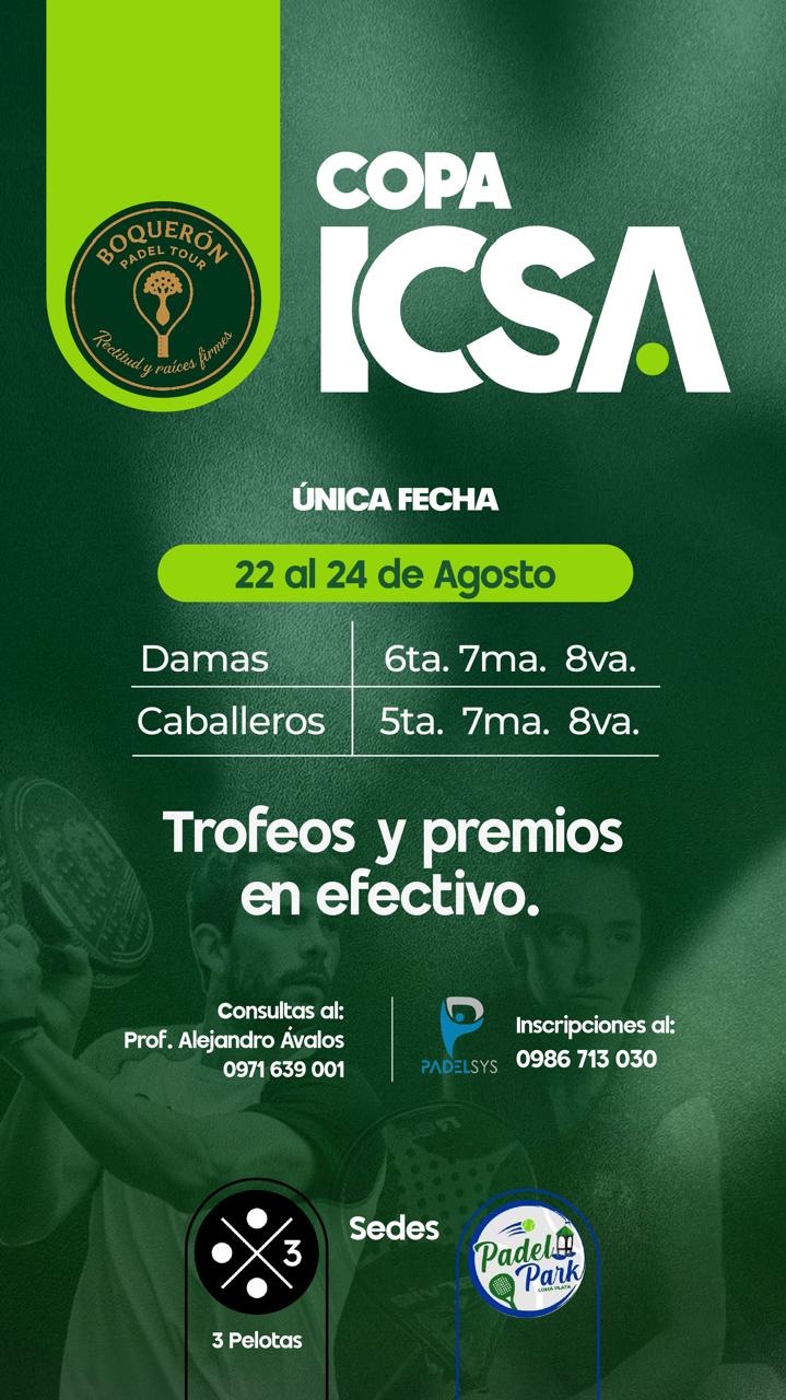 COPA ICSA - BOQUERON PADEL TOUR
