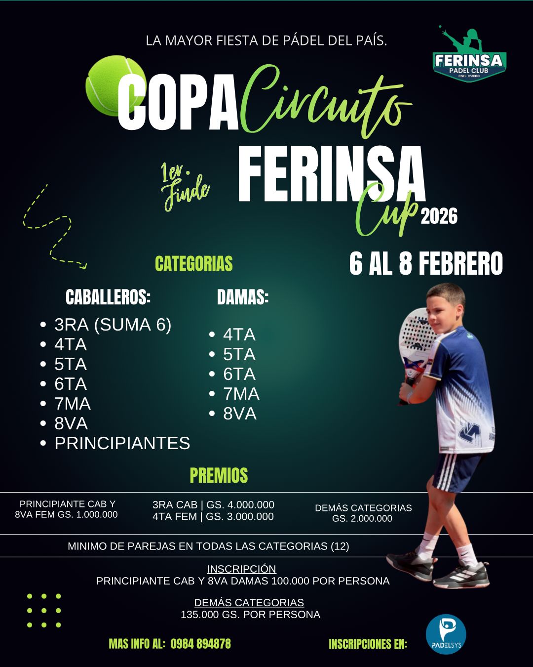 COPA CIRCUITO FERINSA CUP 2026