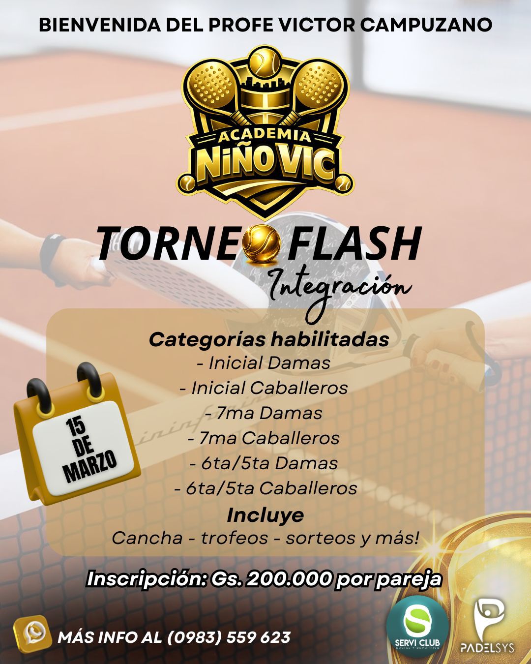TORNEO FLASH INTEGRACION